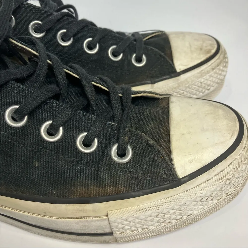 Converse‎ black canvas platform sneakers size 7 - Image 2