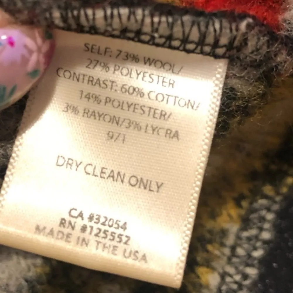 ANTHRO DOLAN SOUTHWEST FAIR ISLE AZTEC WOOL CROPPED KNIT PATCH ELBOW SWEATER - Image 6