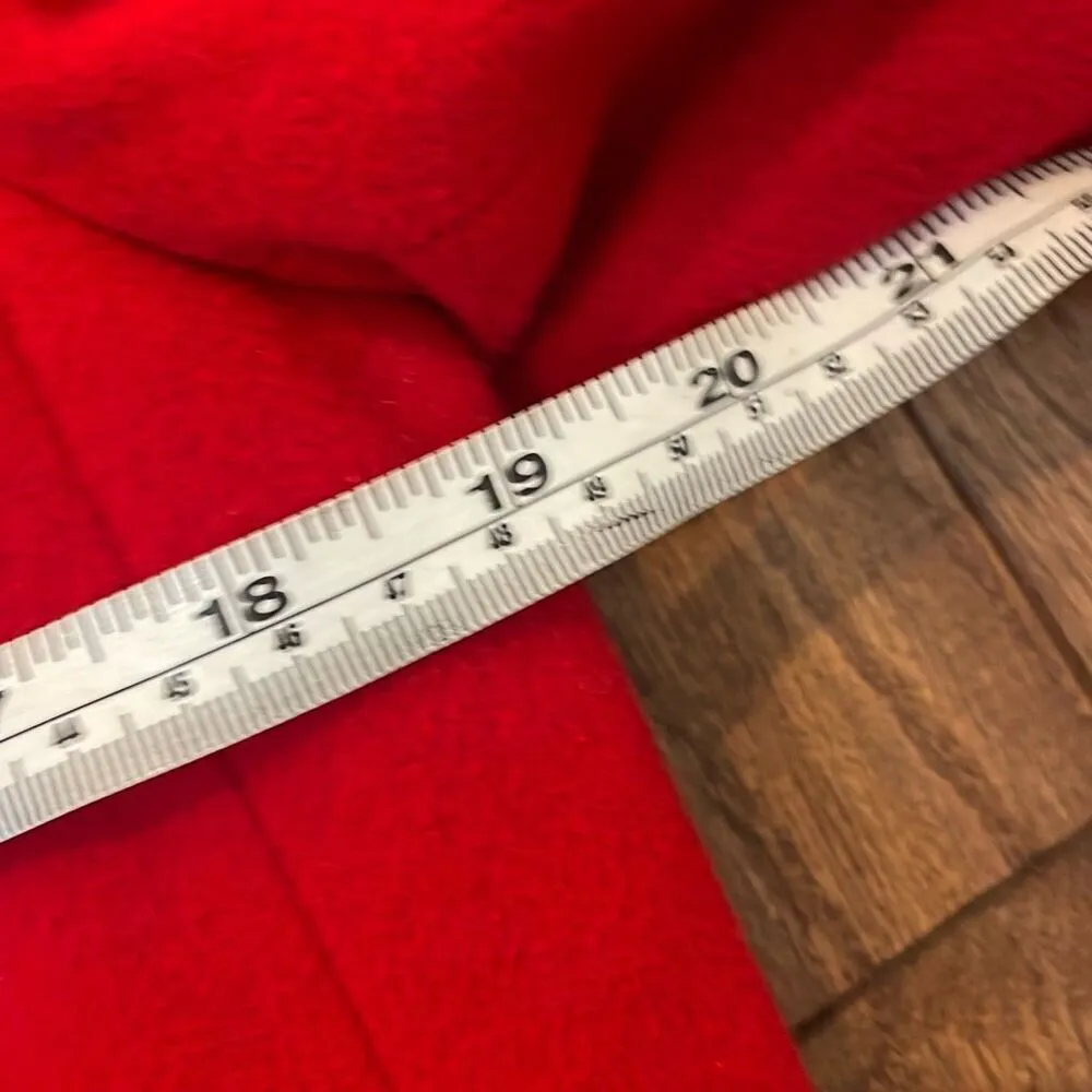 Vintage Harve Benard 100% wool red single button blazer M - Image 5