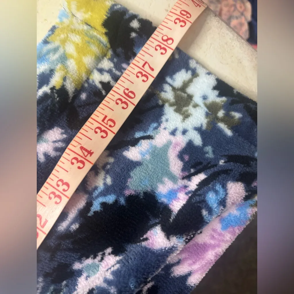 Vera Bradley Robe Size Large /XL Multicolor Hooded Tie Waist Floral Mid Pockets - Image 5