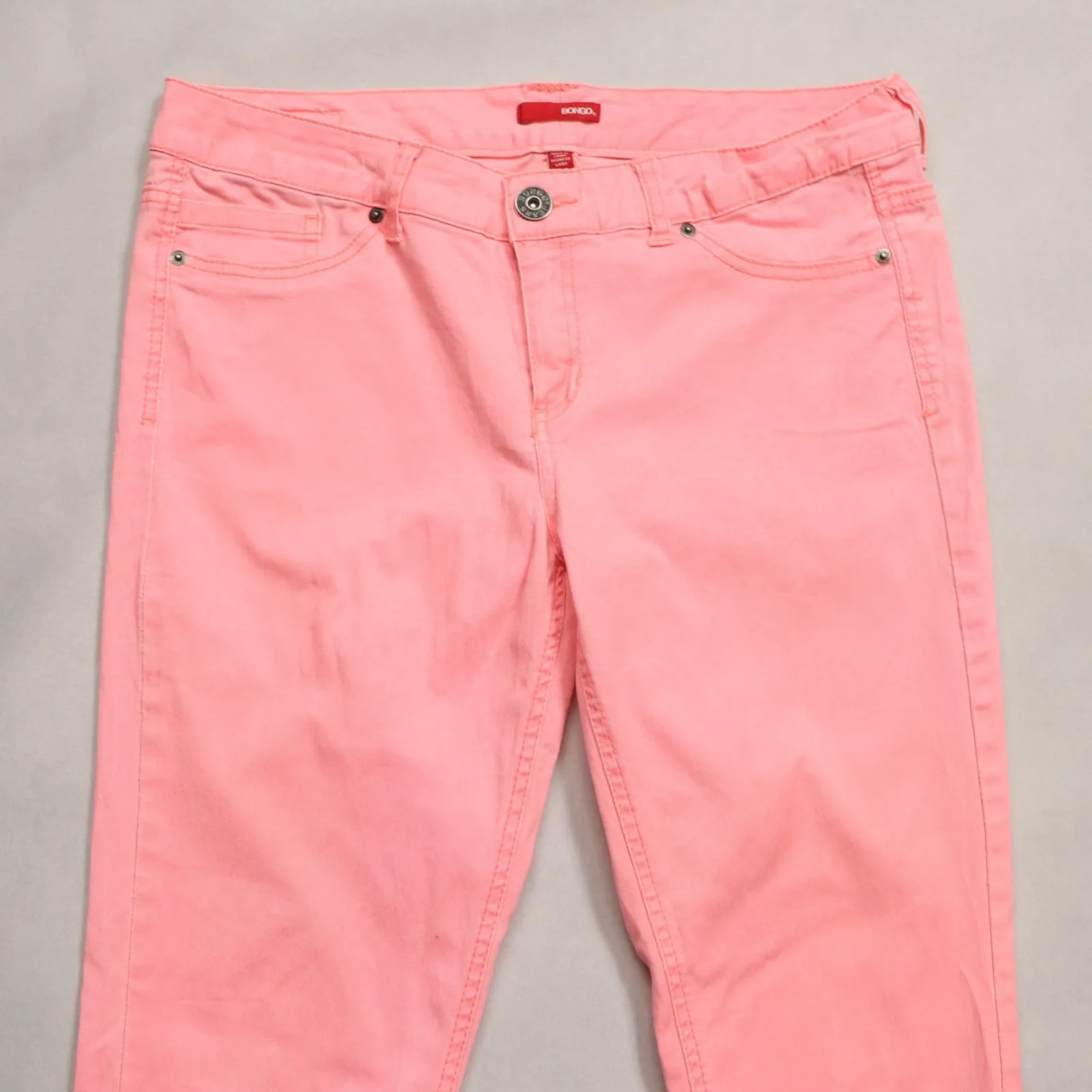 Bongo Pink Colorful Indie Retro Y2K Vintage Tapered Comfy Stretch Pants 11 - Image 3