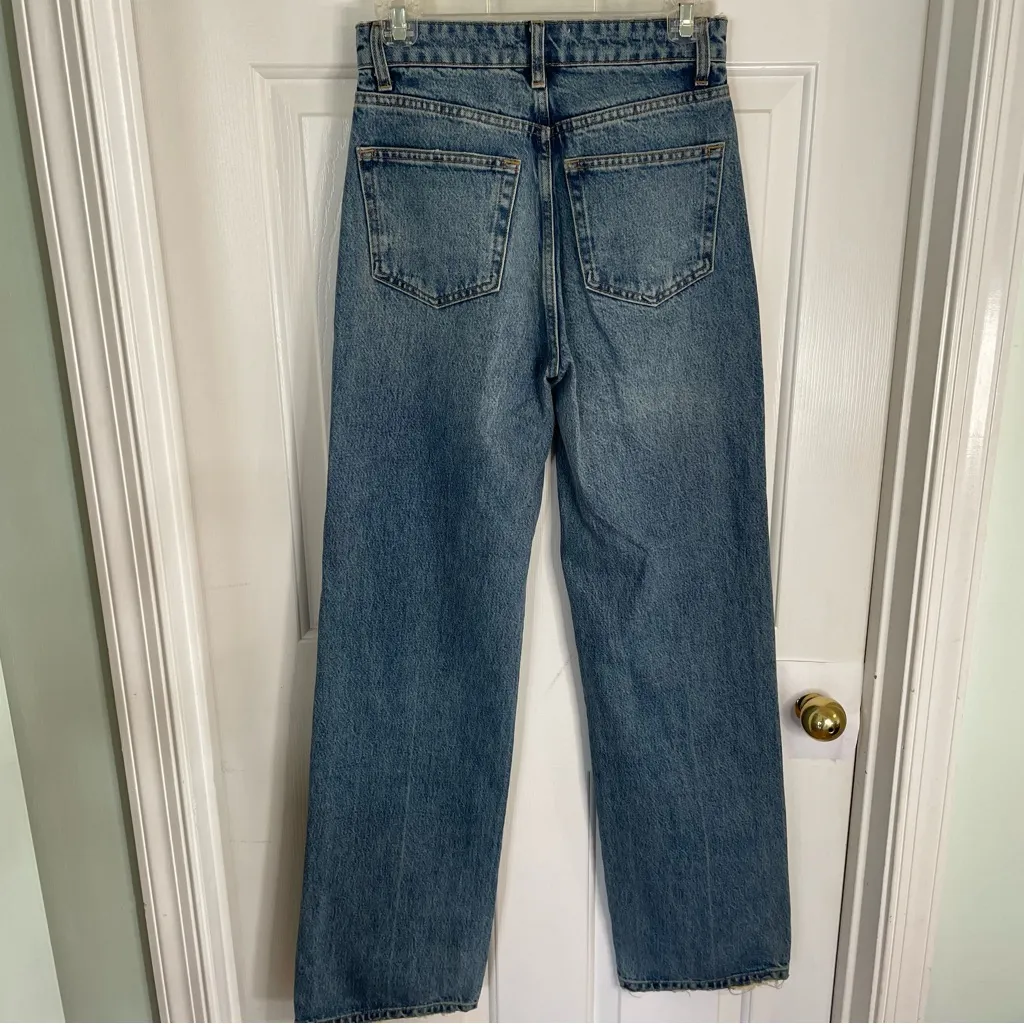 Reformation Wilder Jeans Size 25 High Rise Wide Leg ladies denim retro vibes - Image 5