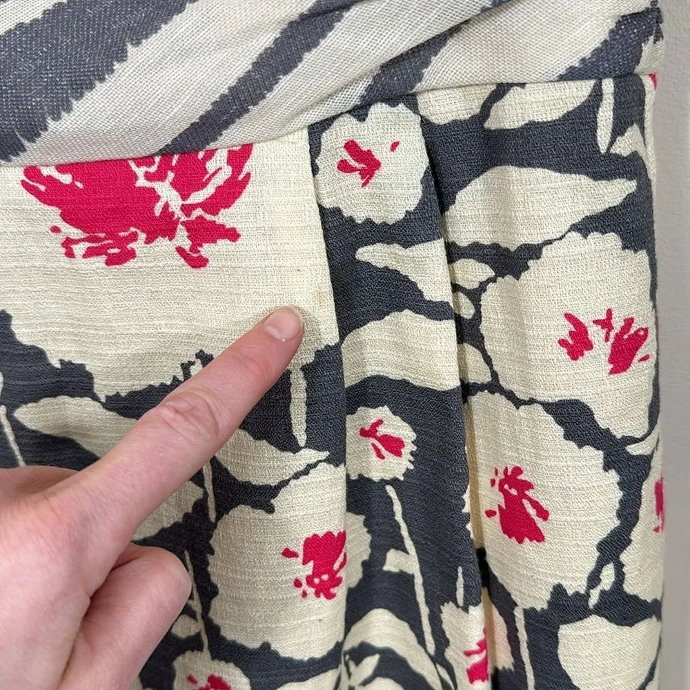 Nanette Lepore Anthropologie Floral As Seen On Celebrity Women Dress Size 6 - Image 6