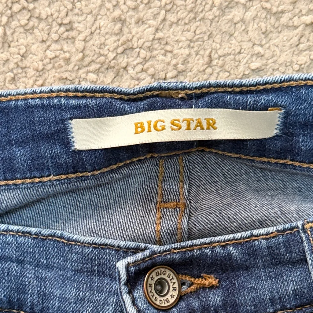 Big Star Women's Dark Blue Ankle Jeans - Image 3