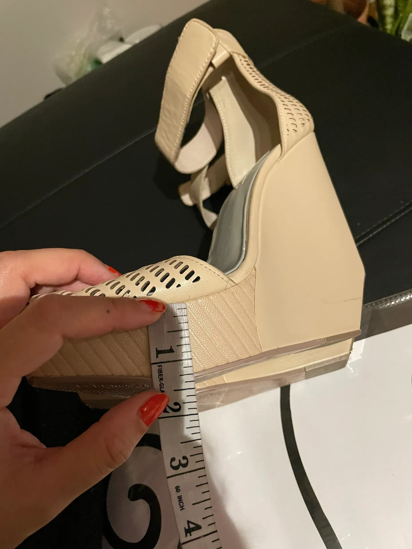 Austin Wedges High Heels 4” - Image 10