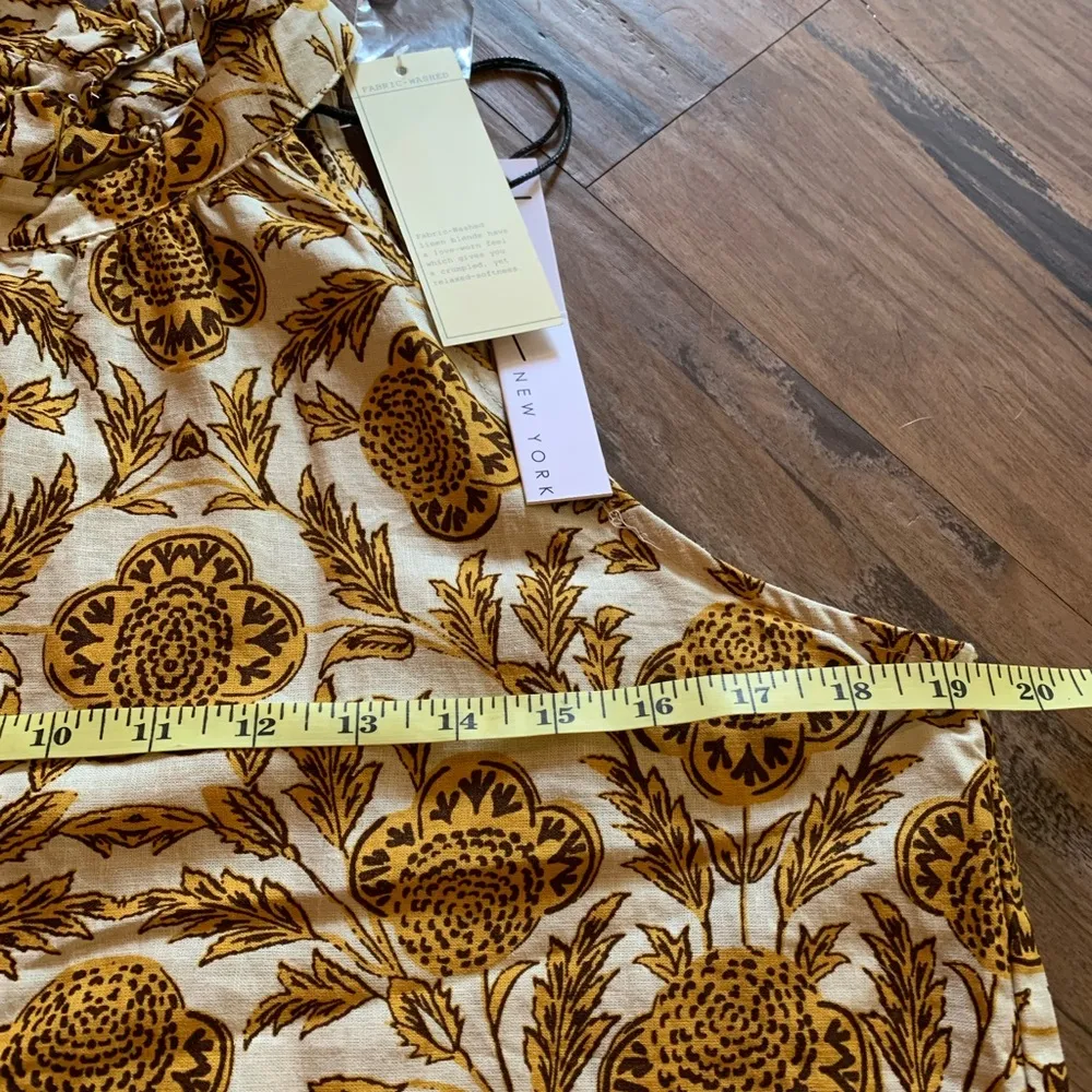 New NWT Nicole Miller Linen Blend Sleeveless High Neck Top Womens Size S Small - Image 7