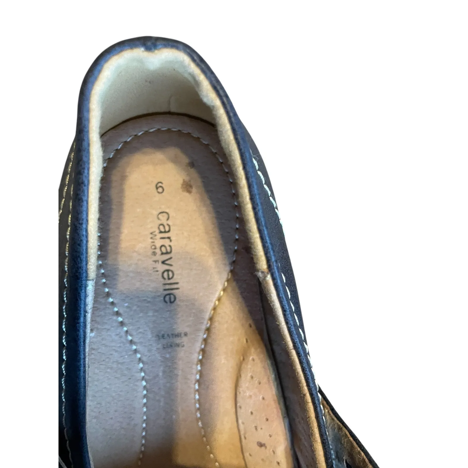Caravelle Blue MaryJanes WIDE FIT - Image 6