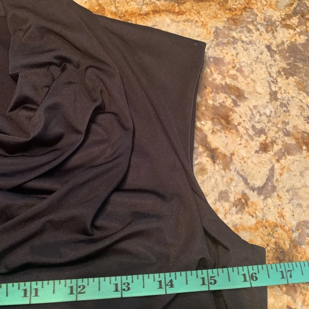 Phoebe Couture  size 6 dress fitted color block multicolored  Ruched EUC - Image 6