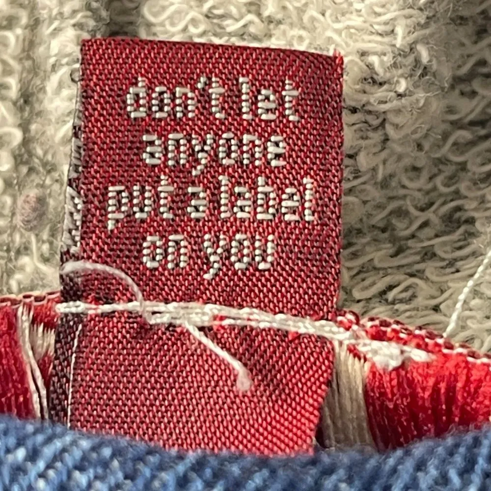 Lei Plum Sweatshirt Sleeve Hooded Jean Jacket Juniors Size S Blue Gray Button Up - Image 11