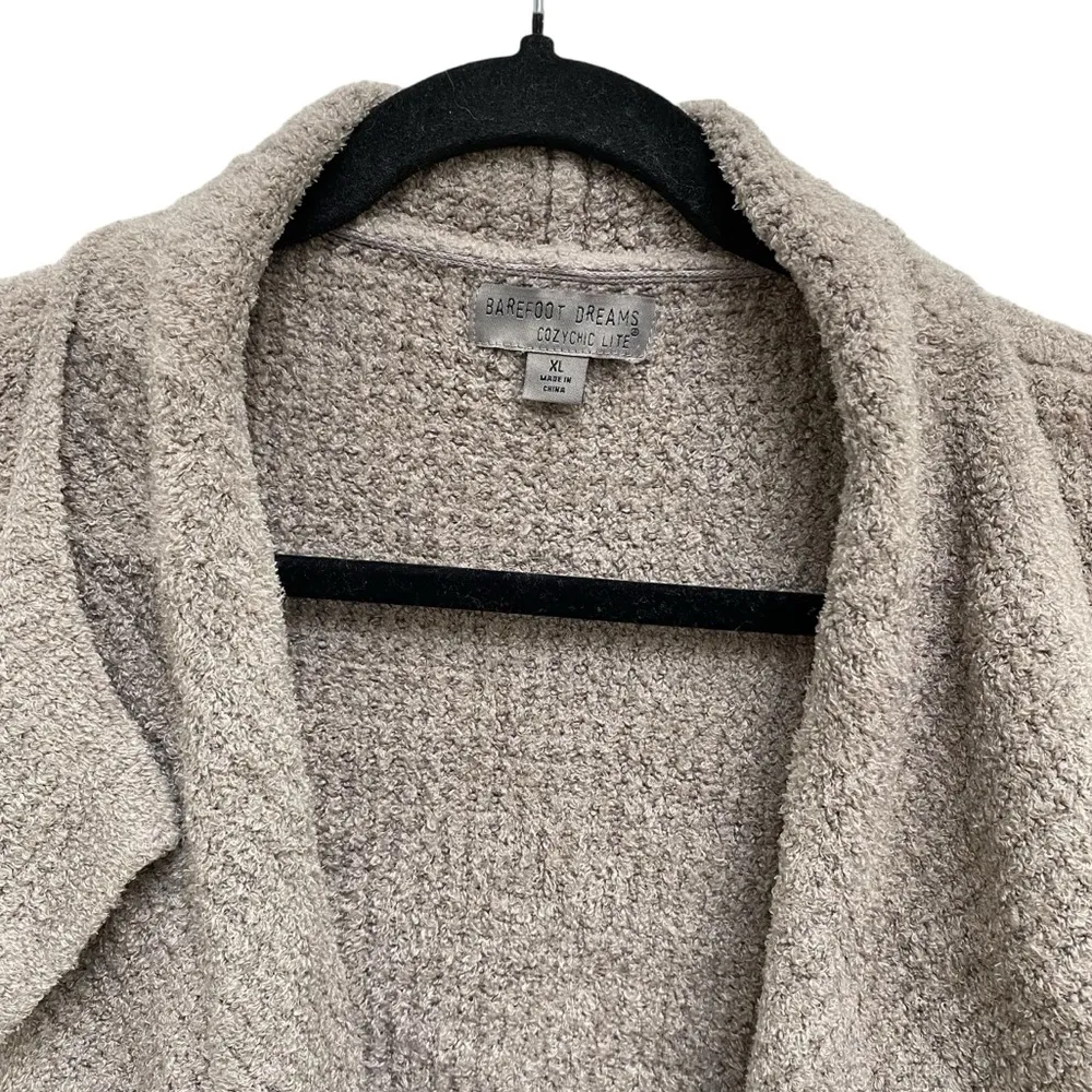 Barefoot Dreams Cozychic Lite Island Cardigan In Nickel Size XL - Image 10