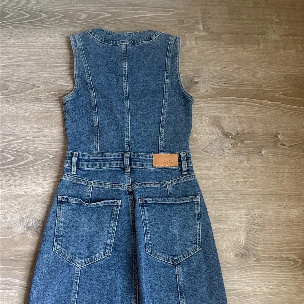 NEW Rails Westwood Sleeveless Denim Dress XS - Image 10