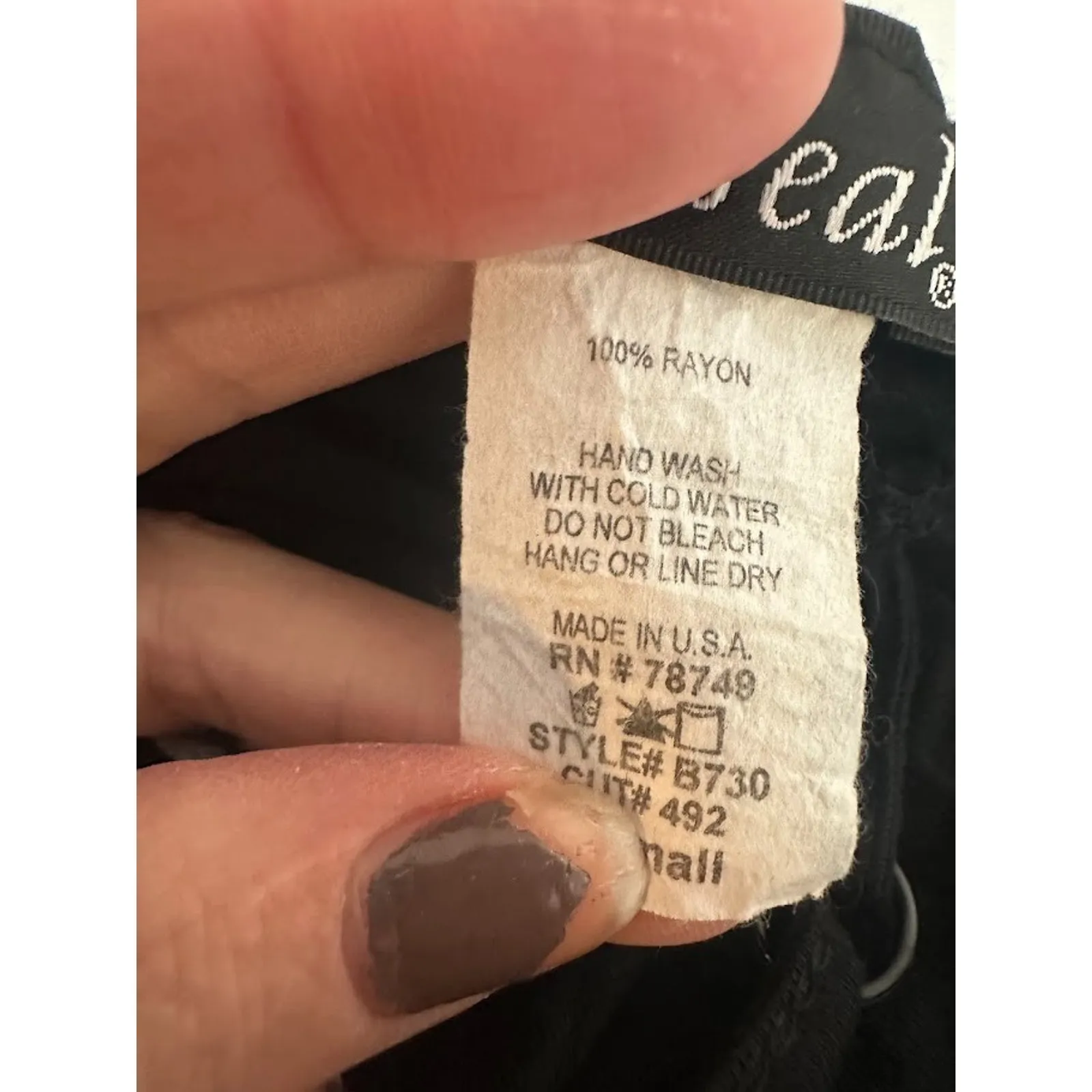 Vintage Wet Seal Womens Y2K Ruffle Tank Top Size XS Gray Black Rock Grunge Punk - Image 7