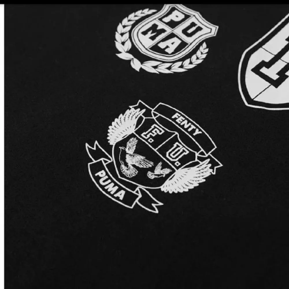 PUMA X FENTY BY RIHANNA CREW TEEPUMA BLACK SIZE XS Black - Image 11