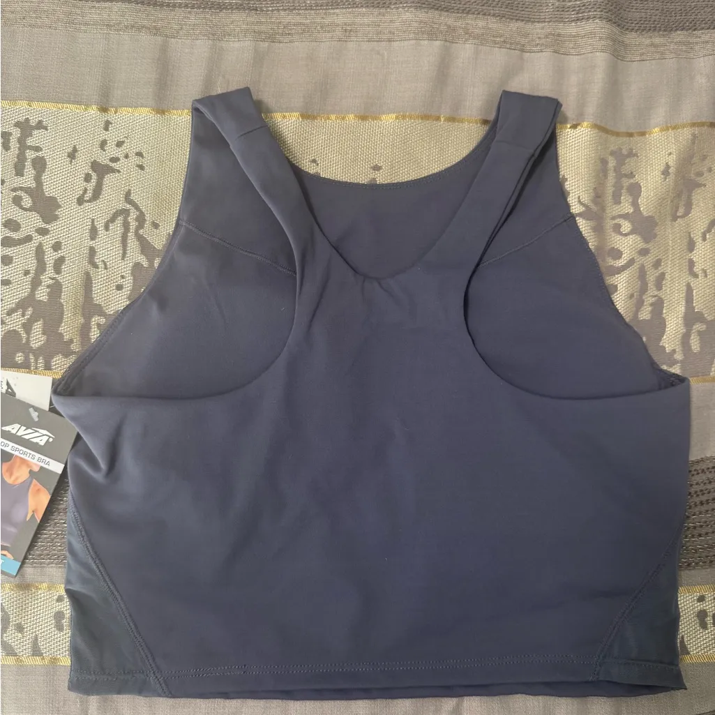 Avia Navy Crop Sports Bra - Image 2