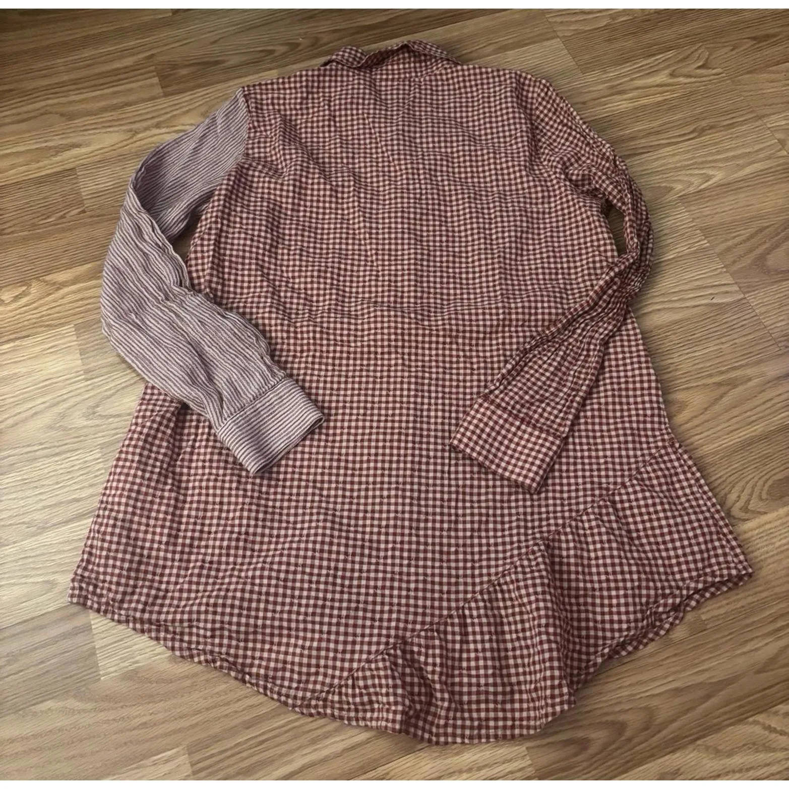 LOGO By Lori Goldstein Checkered Button Shirt Size XS - Image 8