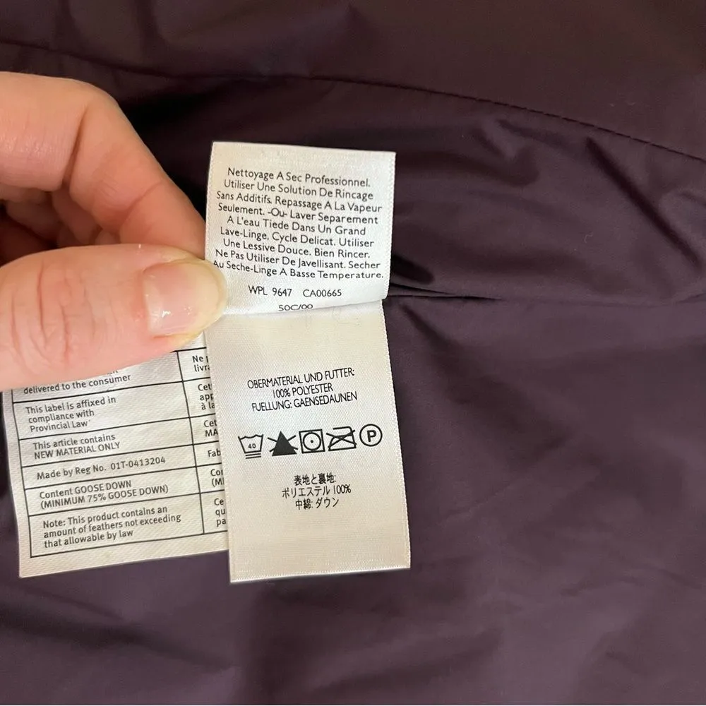 Eddie Bauer woman’s premium Goose Down quilted Embroidered zip up Vest Large - Image 11