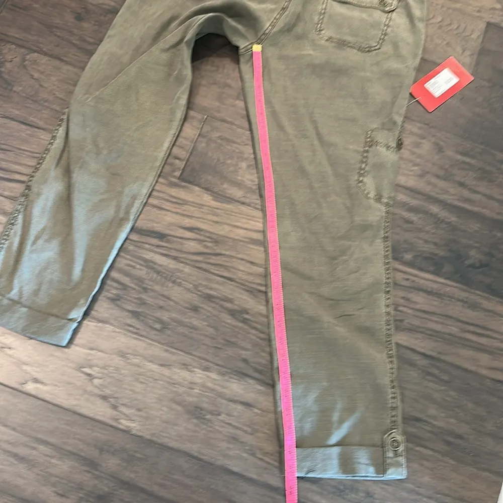 NWT Level99 Relaxed Cargo Pant Sz 29 Green - Image 7