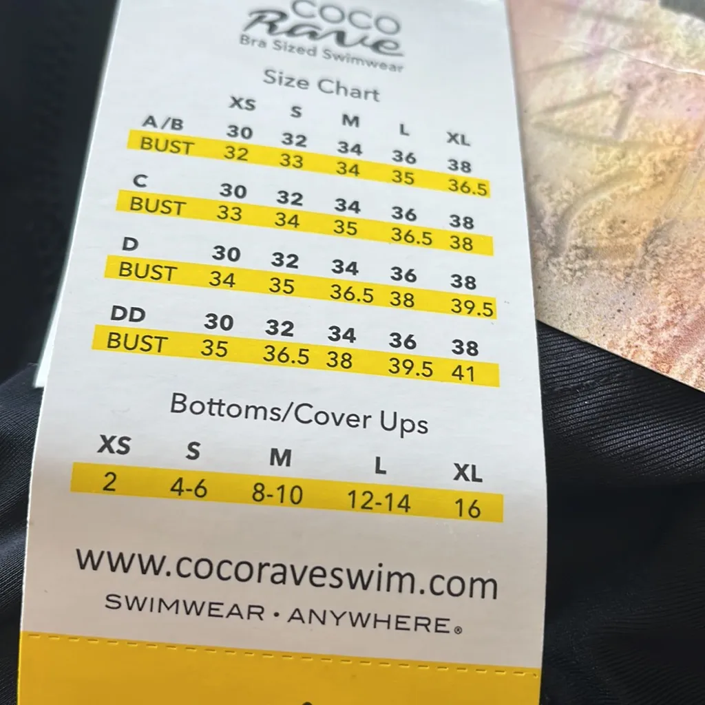 NWT Coco Rave Pamela High Leg One Piece Swimsuit Rainbow Palm Tree Medium - Image 14