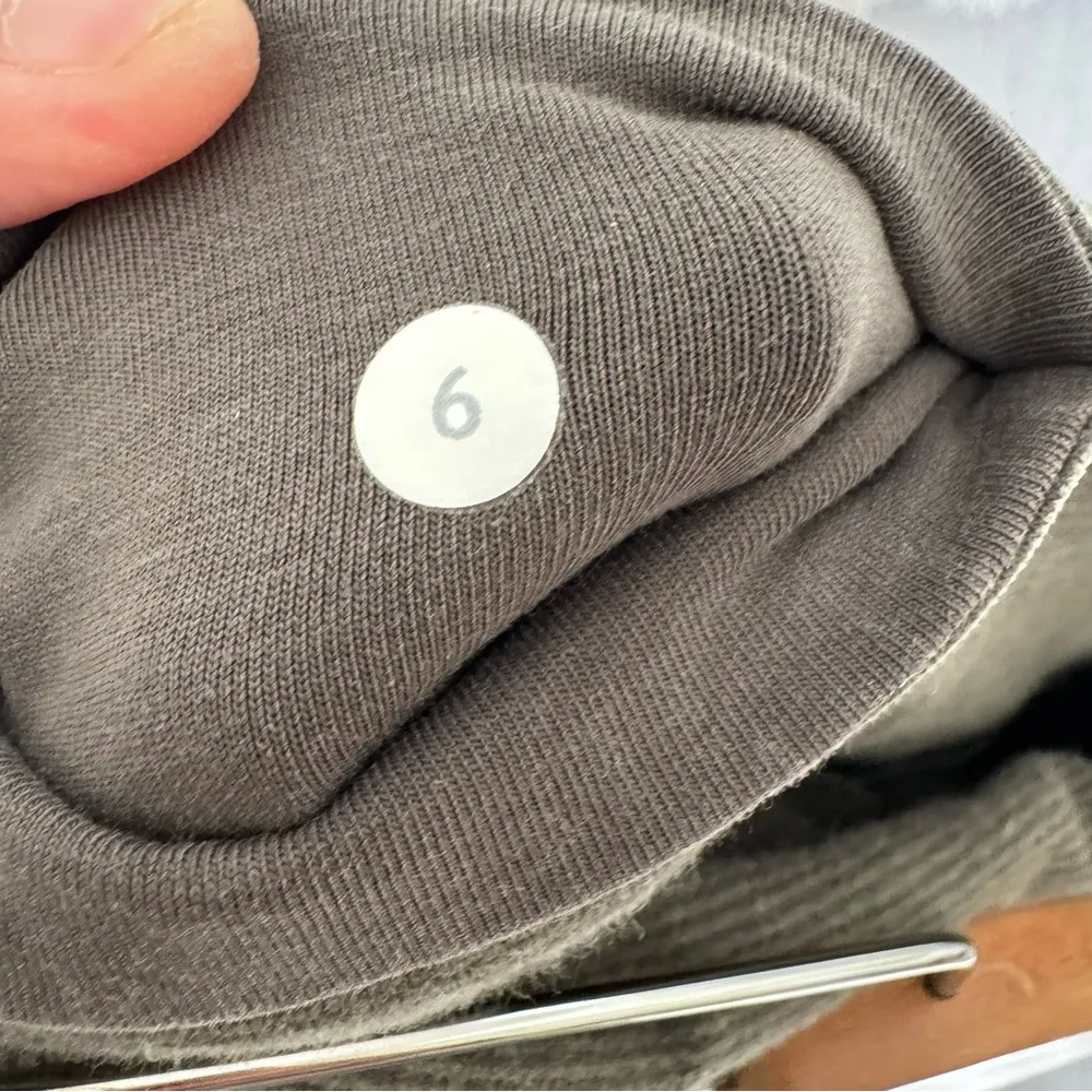 LULULEMON athletica refine crop capri wee stripe fatigue green legging - Image 12