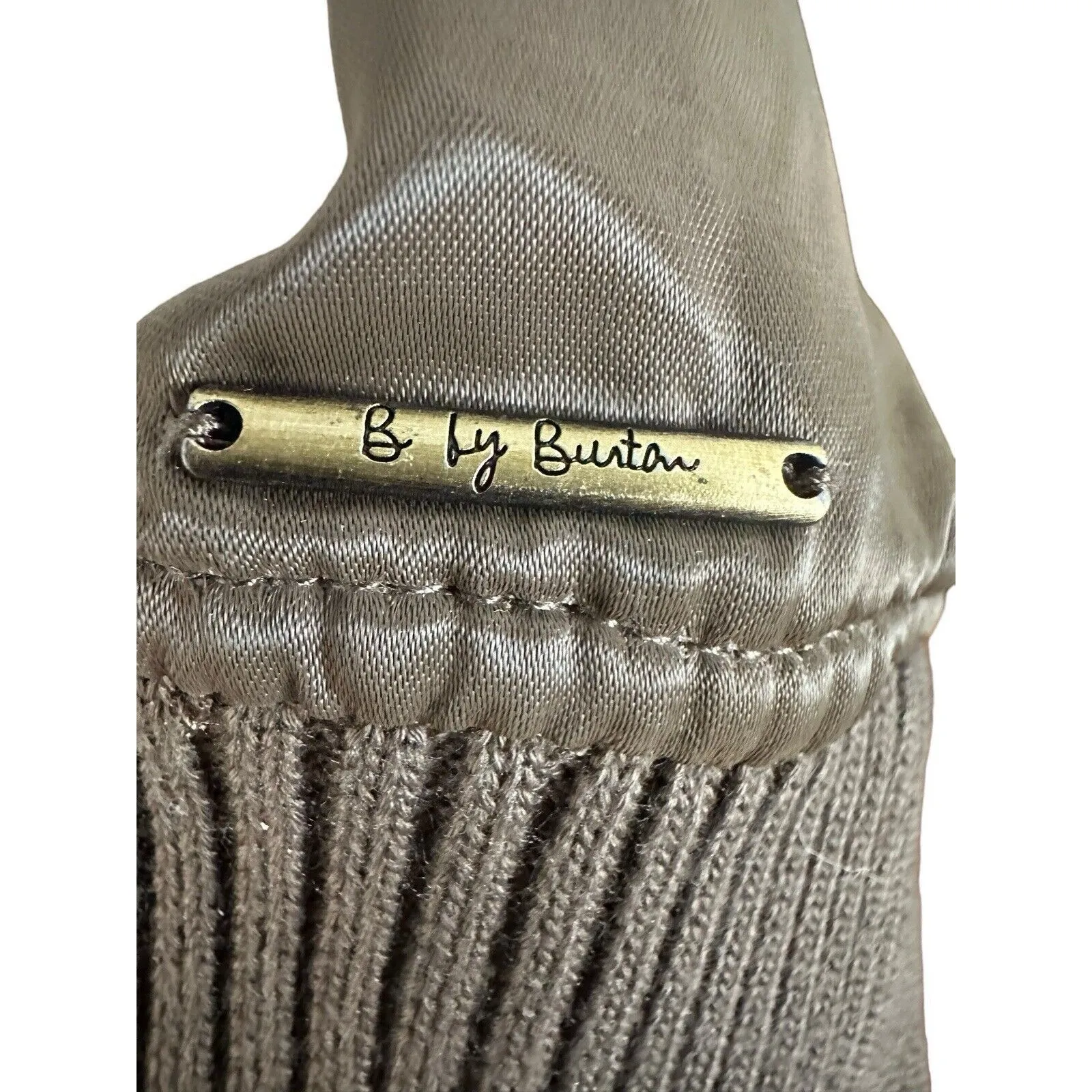 B By Burton Nylon Jacket Womens Size M Lined‎ Full Zip Heavy Comfort Brown #X4-5 - Image 7