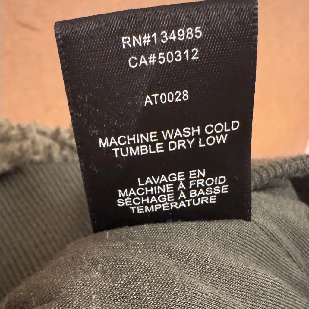 NWT For Love and Lemons Sherpa Green Cropped 1/2 Zip Heavy Thick Size Large - Image 7