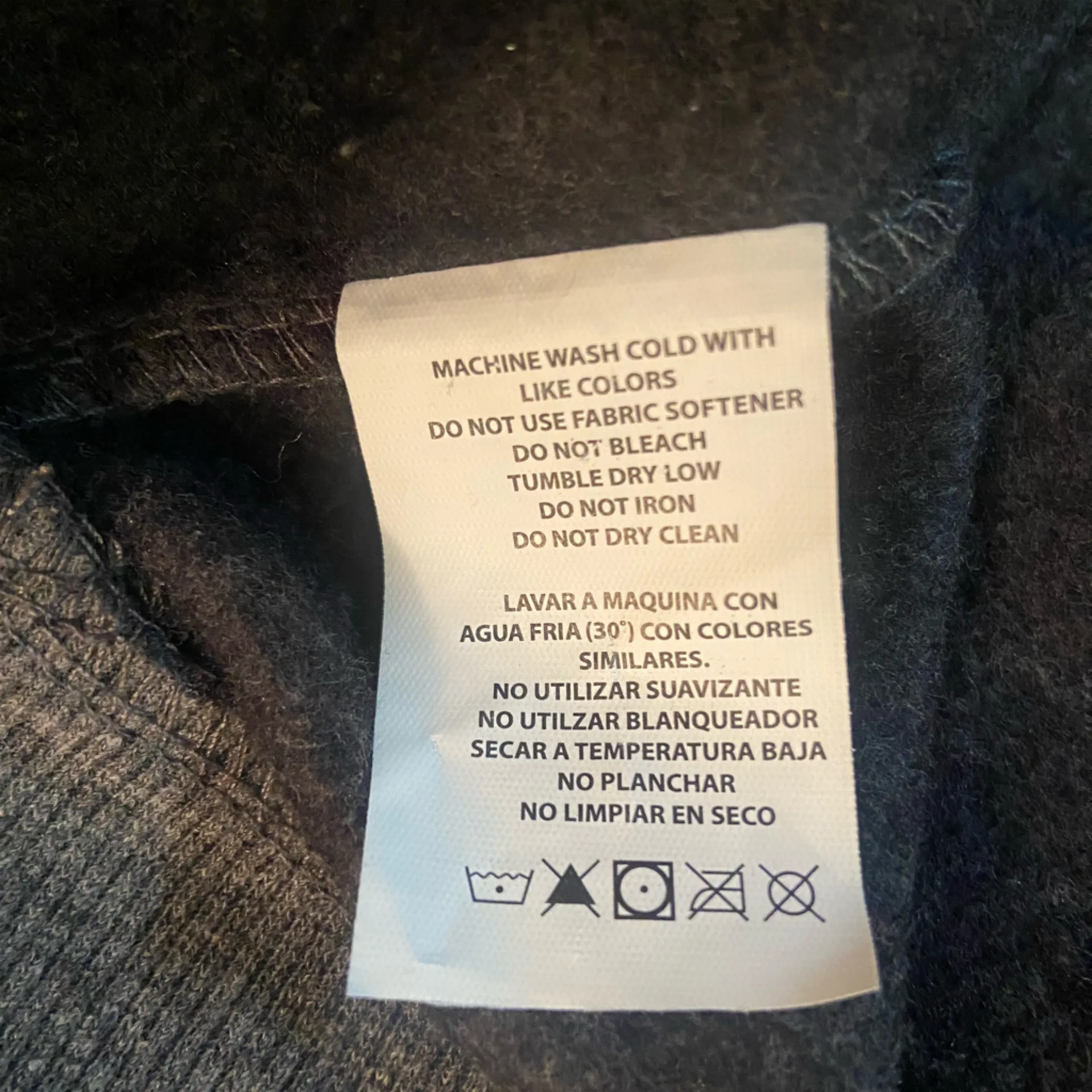 NWT Bebe Charcoal Sequin Logo Hoodie Size 2X - Image 5