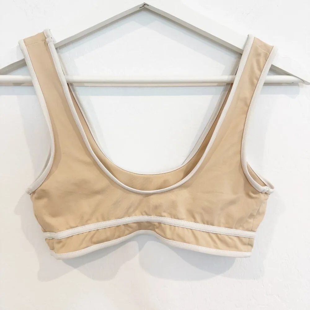 Stone Fox Women's Bikini Dahlia Juniper Bathing Suit in Tan Cream Small Medium - Image 5