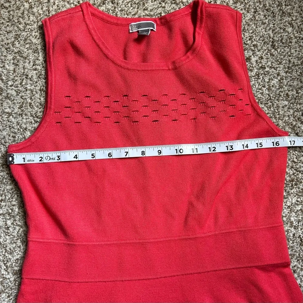 Chelsea28 Pink Coral Sleeveless Sweater Mini Dress Large Nordstrom - Image 5
