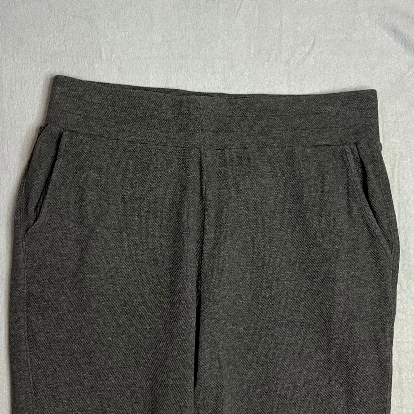 Cabi #4639 Waffle Jogger Charcoal Gray Size M Pull On Pockets Casual - Image 3