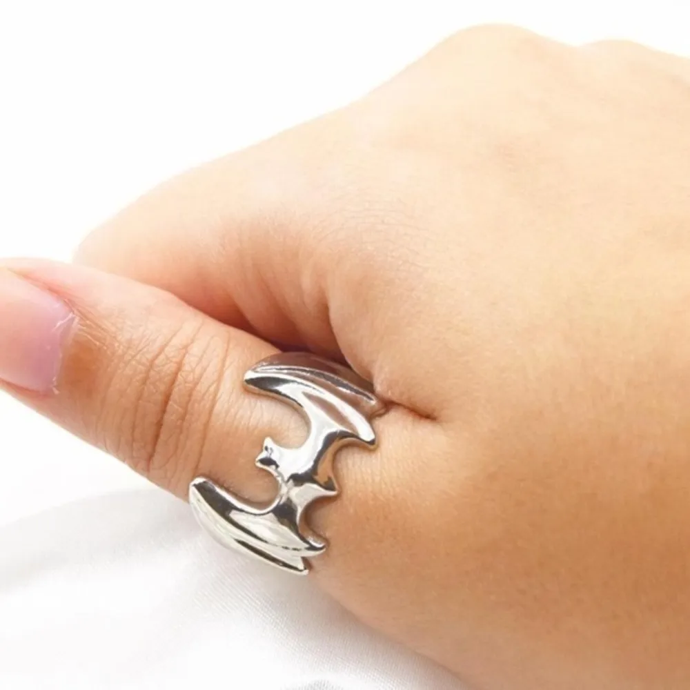 Silver Bat Ring - Image 3