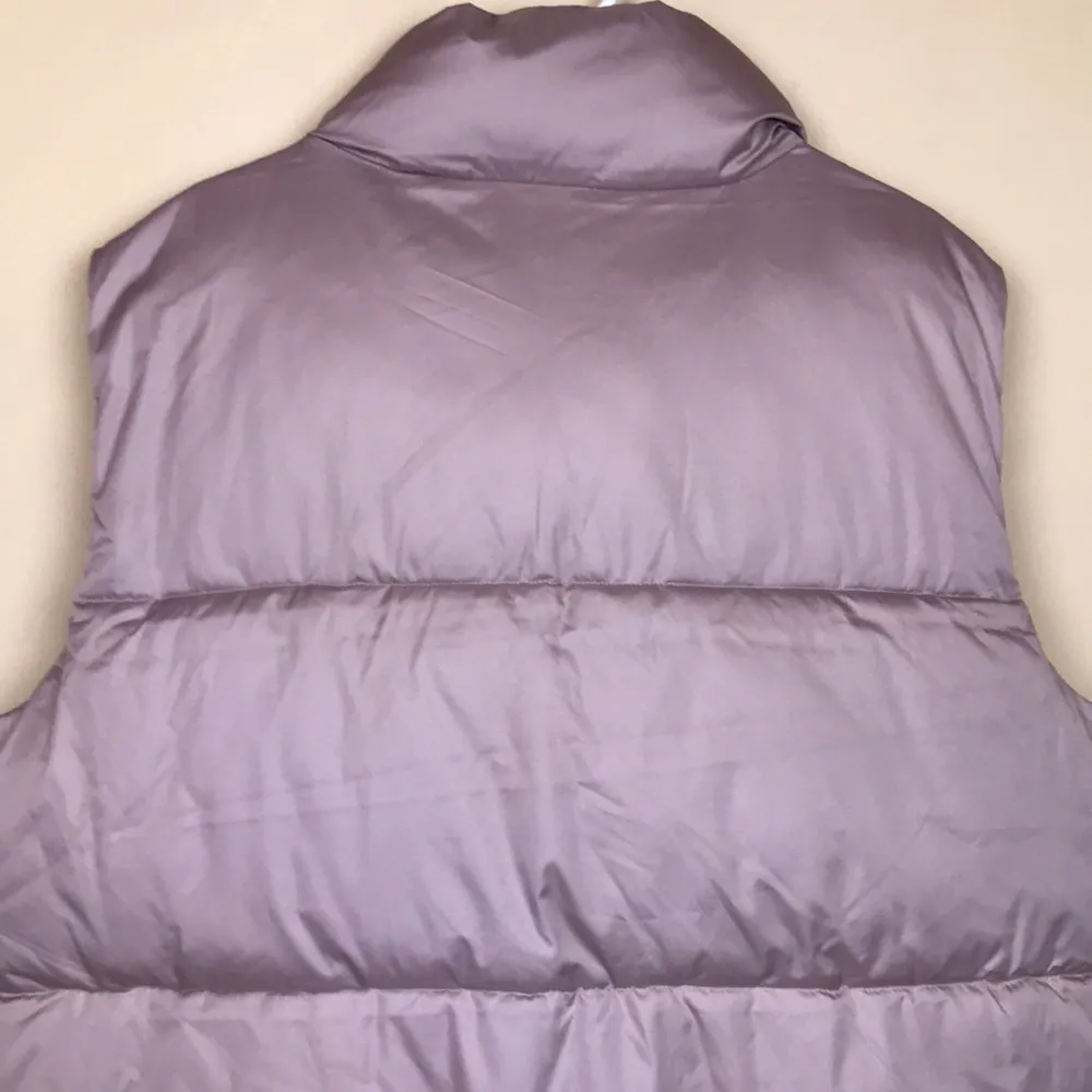 NWT Old Navy Women’s Icelandic Mineral Pink Winter Outdoor Puffer Vest - Image 8