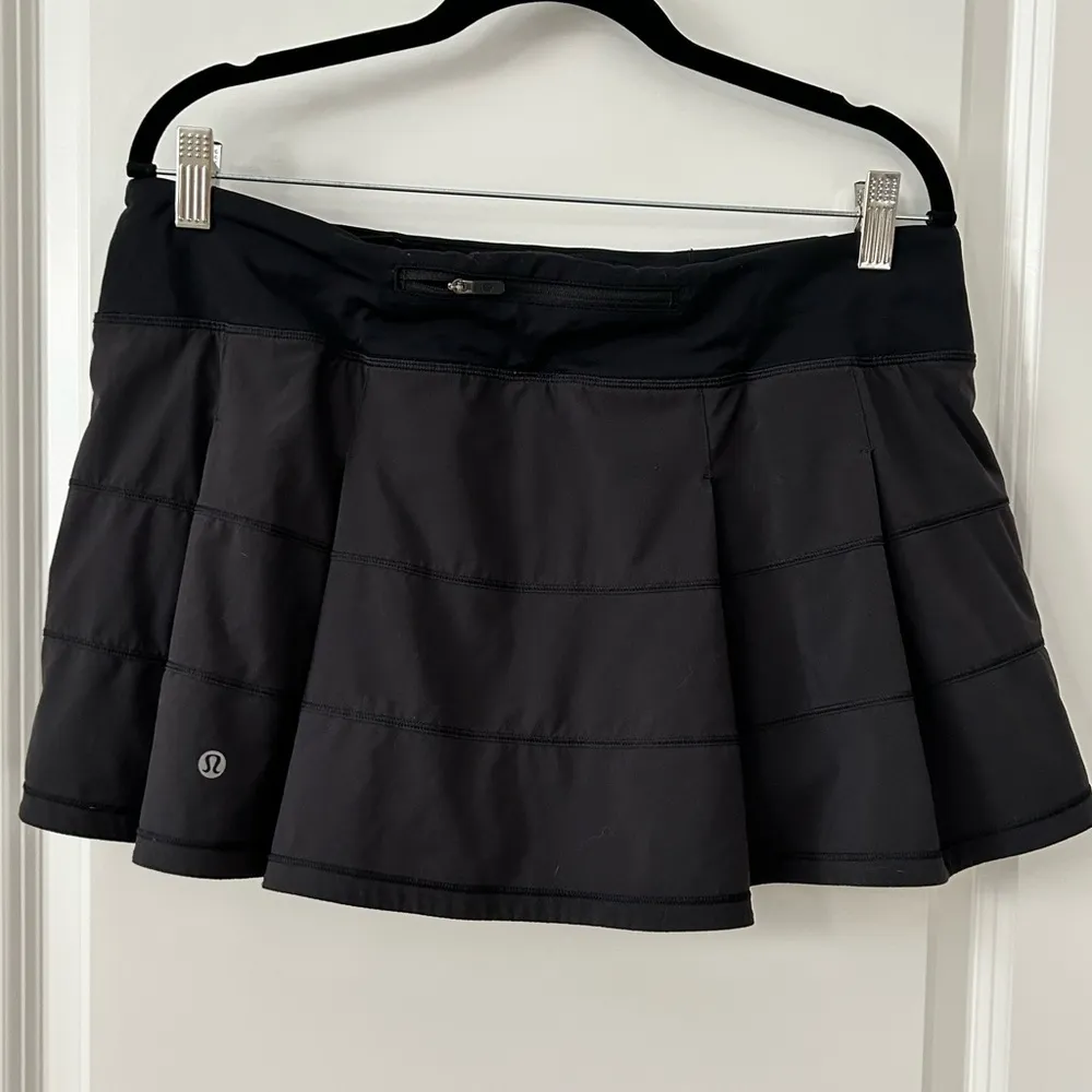 Lululemon Black Athletic Skort 12 - Image 2