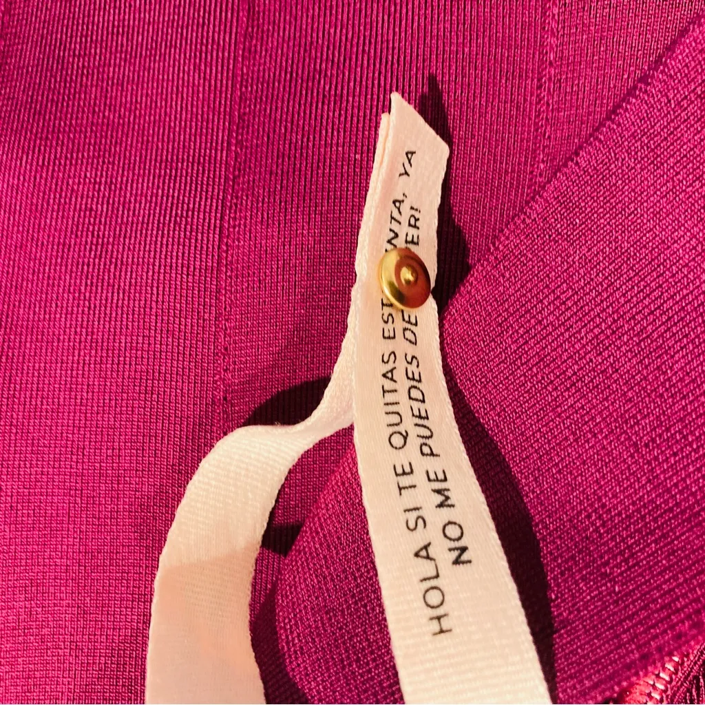 Oh Polly NWT Nika cut out halter bandage bodycon dress in plum. Size 12 - Image 7