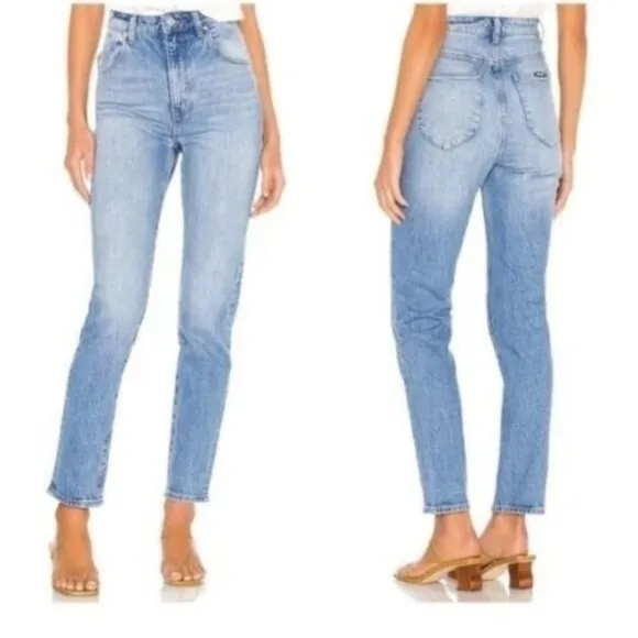 Womens New ROLLA’S Duster High Rise Slim Medium
Wash Vintage Denim Jeans Blue Size 27 - Image 2