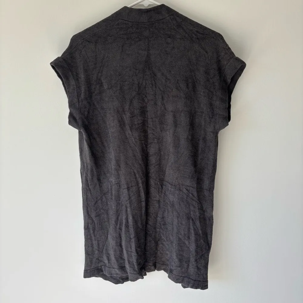 Barefoot Dreams Cozy Chic Ultra Lite Knit Sleeveless Open Front Cardigan Soft - Image 9