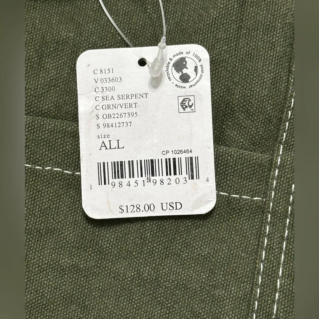 NWT Free People Been There Badge Tote Bag - One Size - Green - Image 13