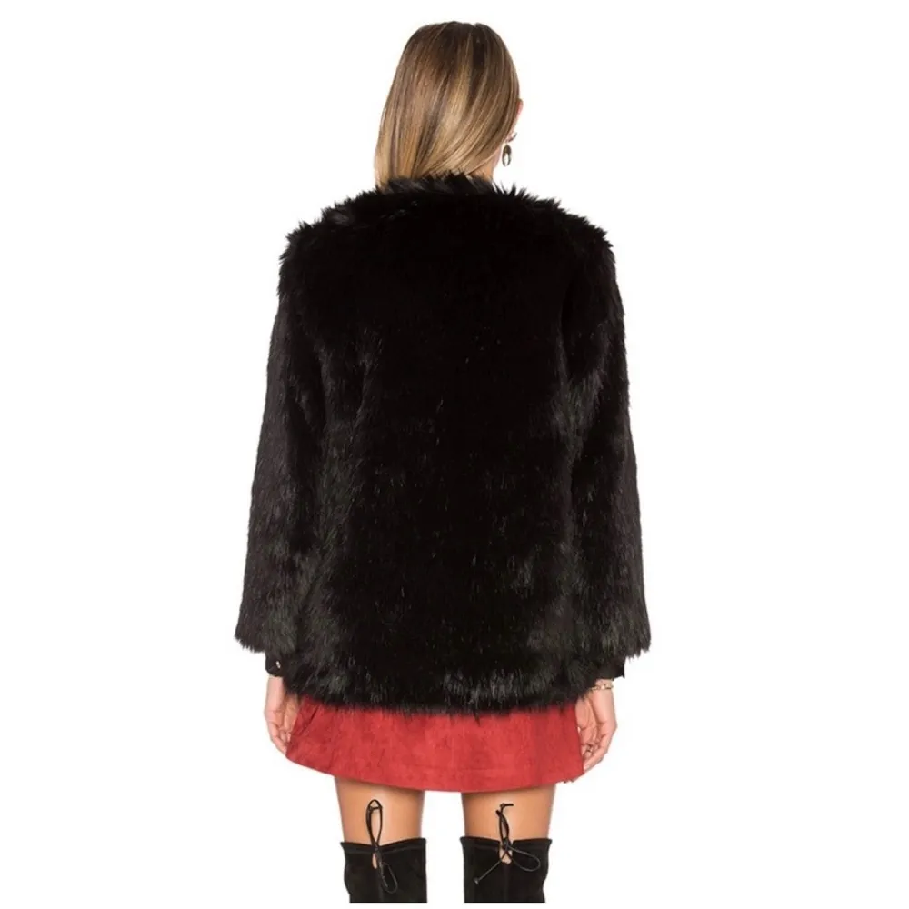 Lovers + Friends Adora Faux Fur Jacket - Image 3