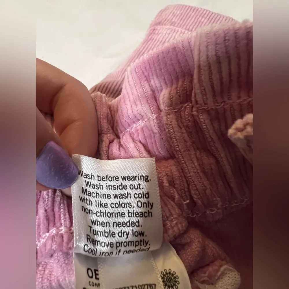 SO Goods For Life Pink Corduroy High Waisted Shorts - Image 6