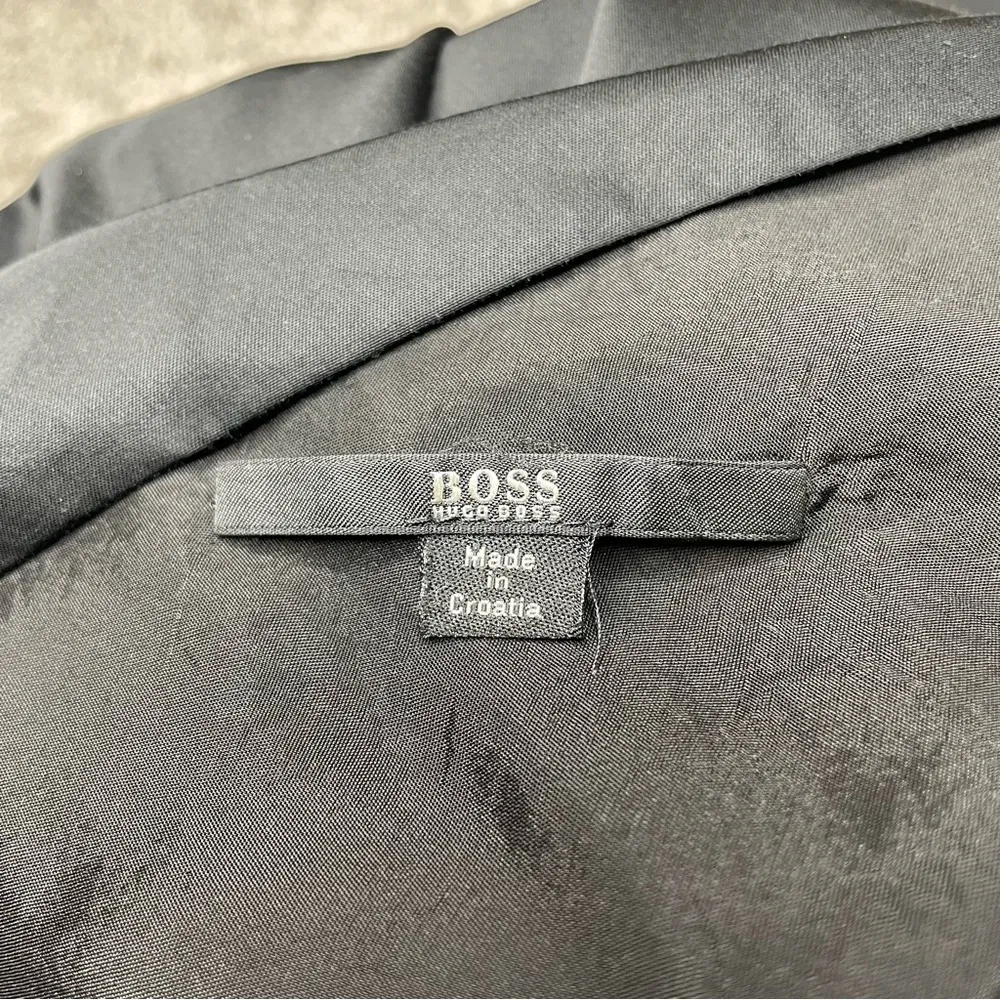 Hugo Boss Black One Shoulder Sleeveless Knee Length Dress 6 Formal Party Wedding - Image 6