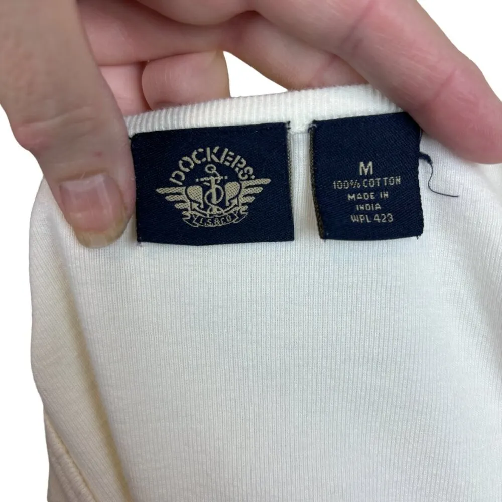 cropped blouse, size Medium, long sleeves, beaded, casual, lightweight - Image 6