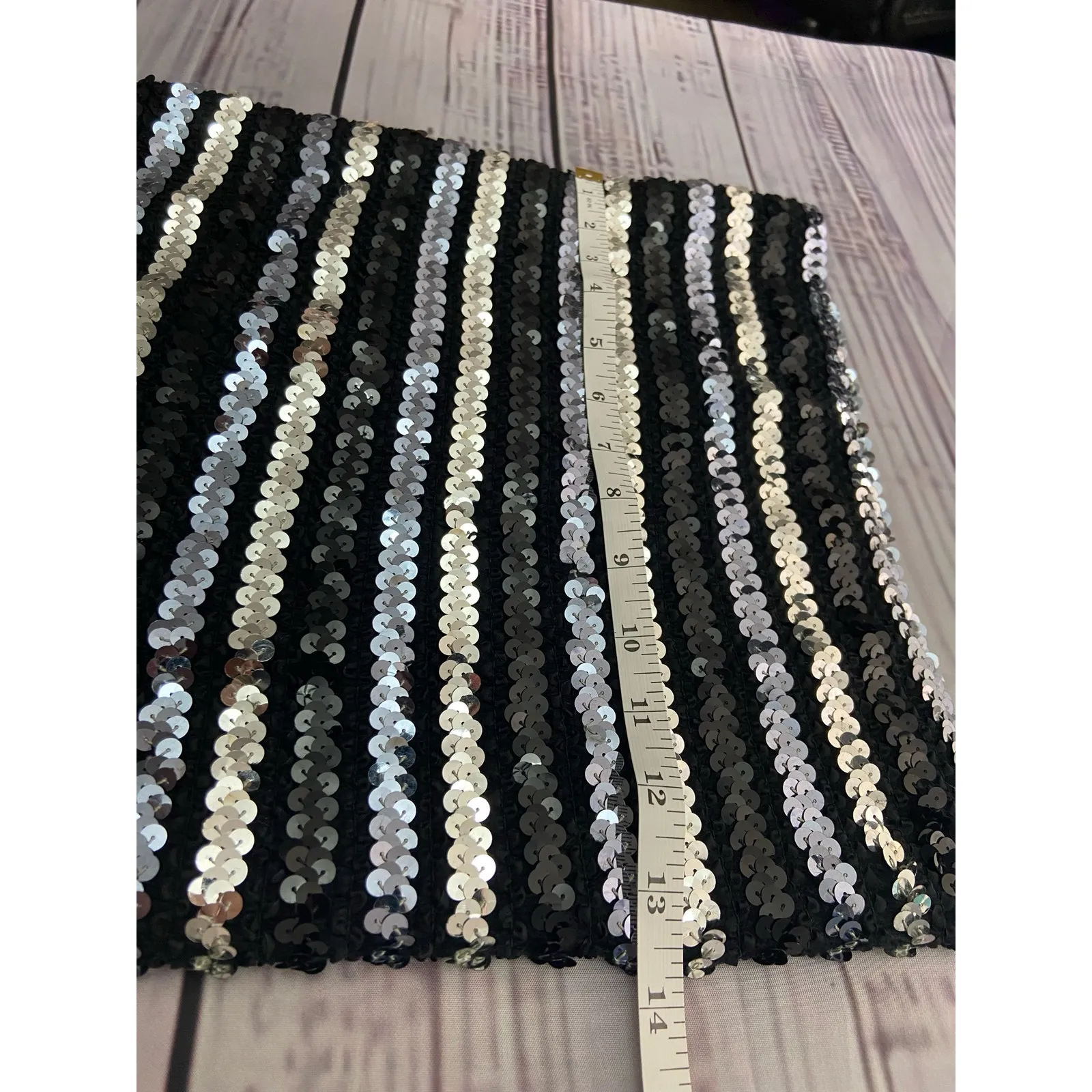 Vintage Vera Mont Tube Top Womens 10 Sequin Shine Stretch Germany Night Club - Image 8