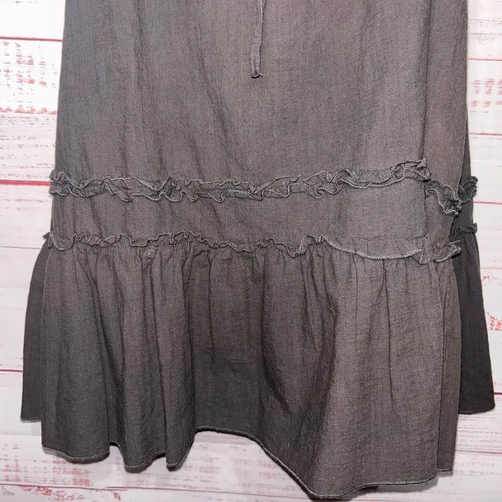 Angashion Cotton Tie Shoulder  Tunic Tank Women’s Medium - Image 3