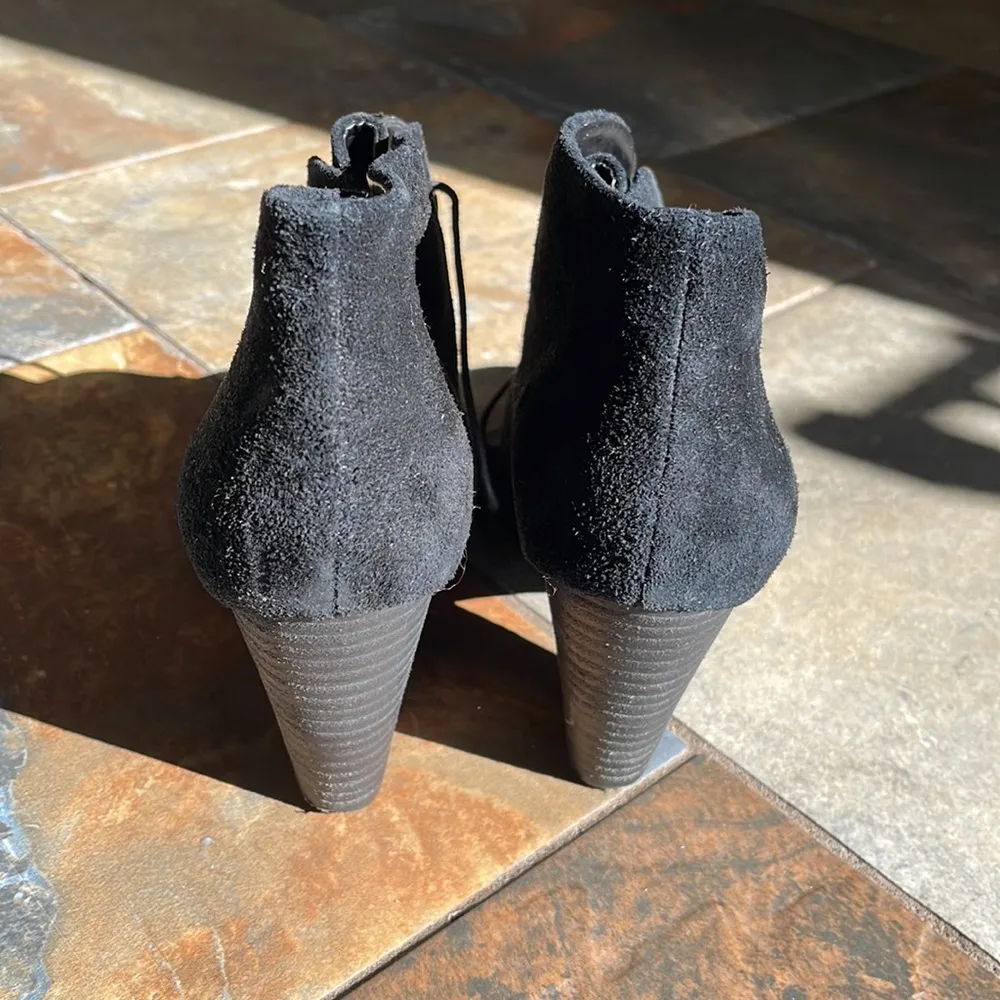 Sole Society Tallie Tassel Lace Up Booties - Image 3