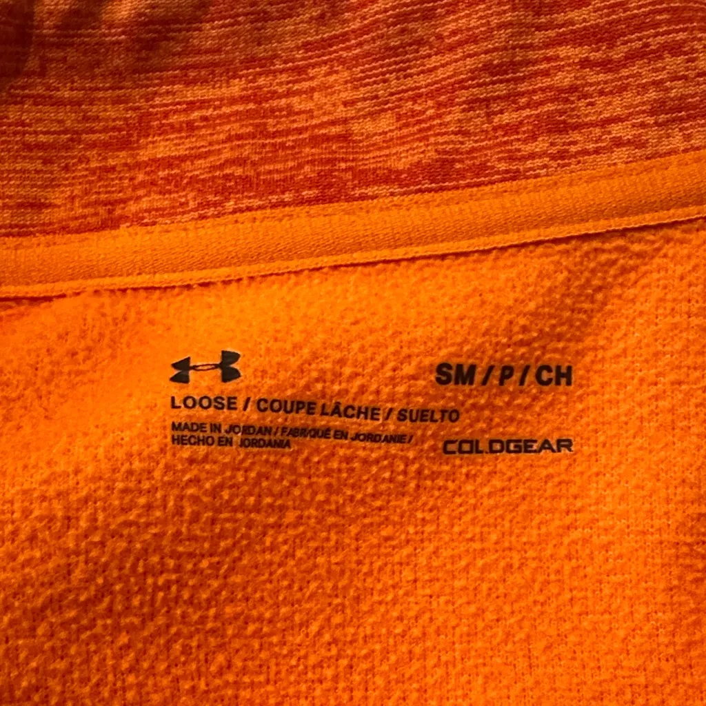 Under Armour Burnt Orange Quarter-Zip Top - Image 4