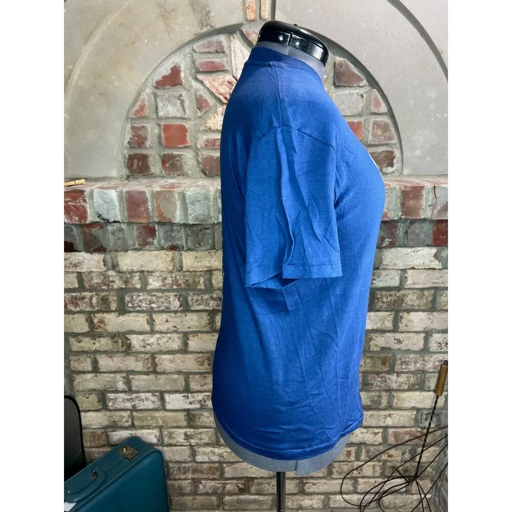 graphic Tshirt Schmidt Chiropractic enter keeps me in line vertebra spine Blue Size L - Image 6