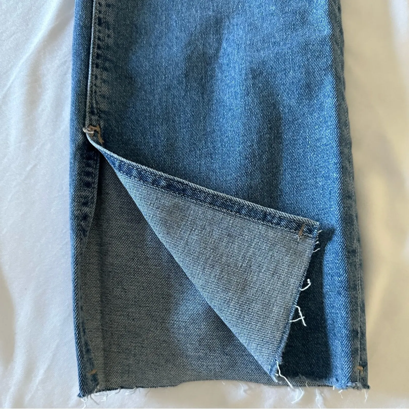 $209 NEW - DL1961 Patti Straight High Rise Jeans - Reef Raw - Sz 27 - Image 7