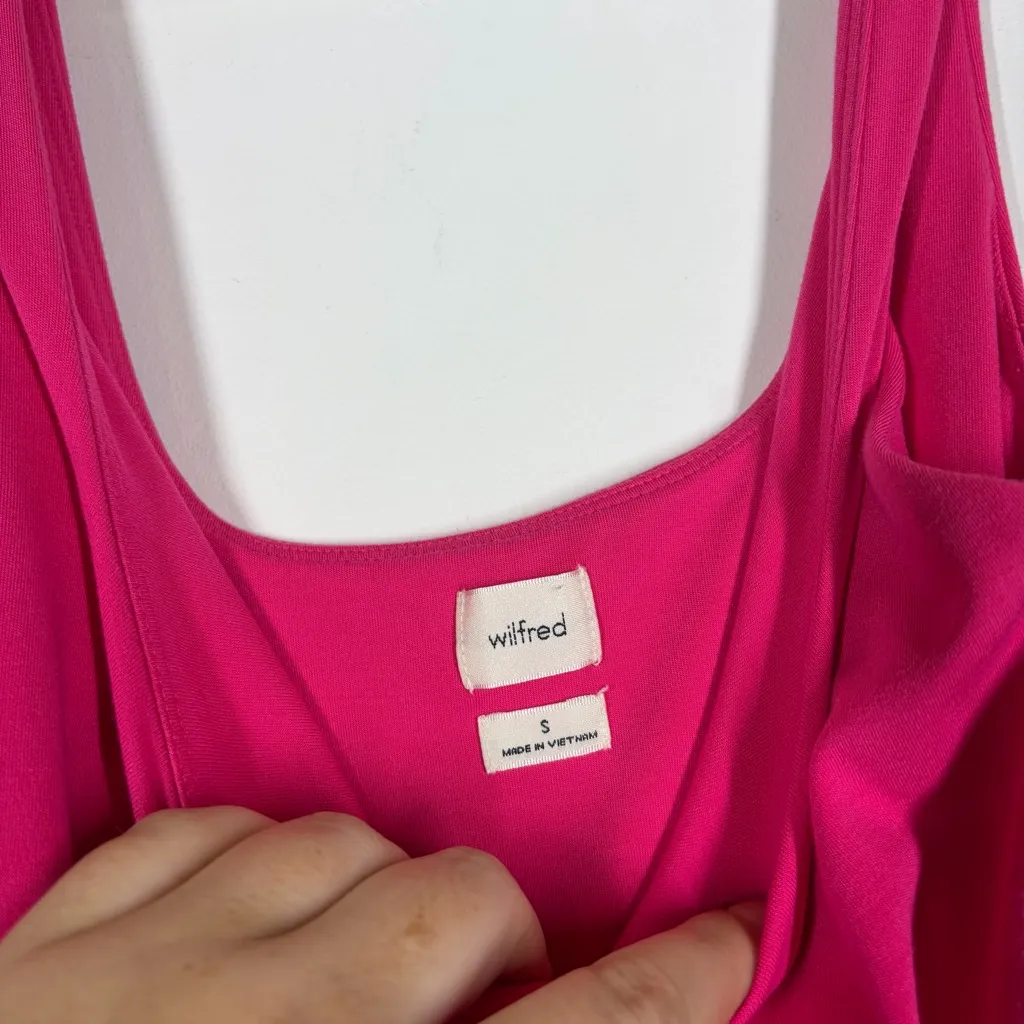 Aritzia Wilfred Saturn Wrap Mini Dress Size Small - Image 9