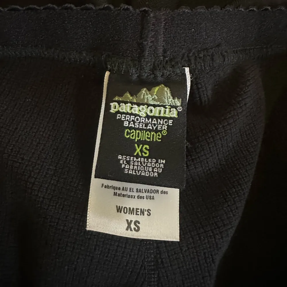 Patagonia  Capilene Base Layer Black Leggings - Image 4
