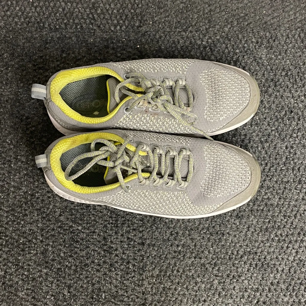 Orthofeet Coral Women's Orthopedic Gray Knit Shoes Size 7.5 Orthotic Comfy - Image 2