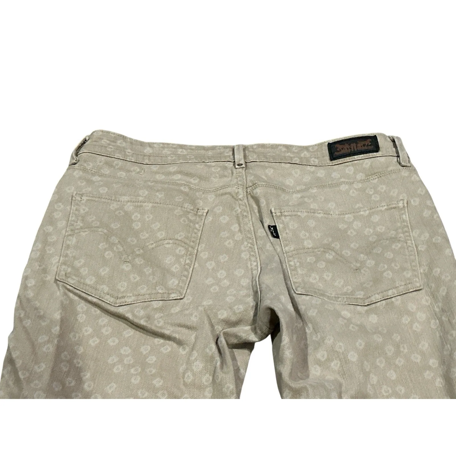 Levi's Woman's Mid-Rise Ankle Skinny Tokyo Camp Sand Printed‎ Jeans Plus 6/28 - Image 3